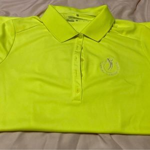 Nike Dri-Fit Tour Performance short sleeve Medium Junior girls Golf Shirt